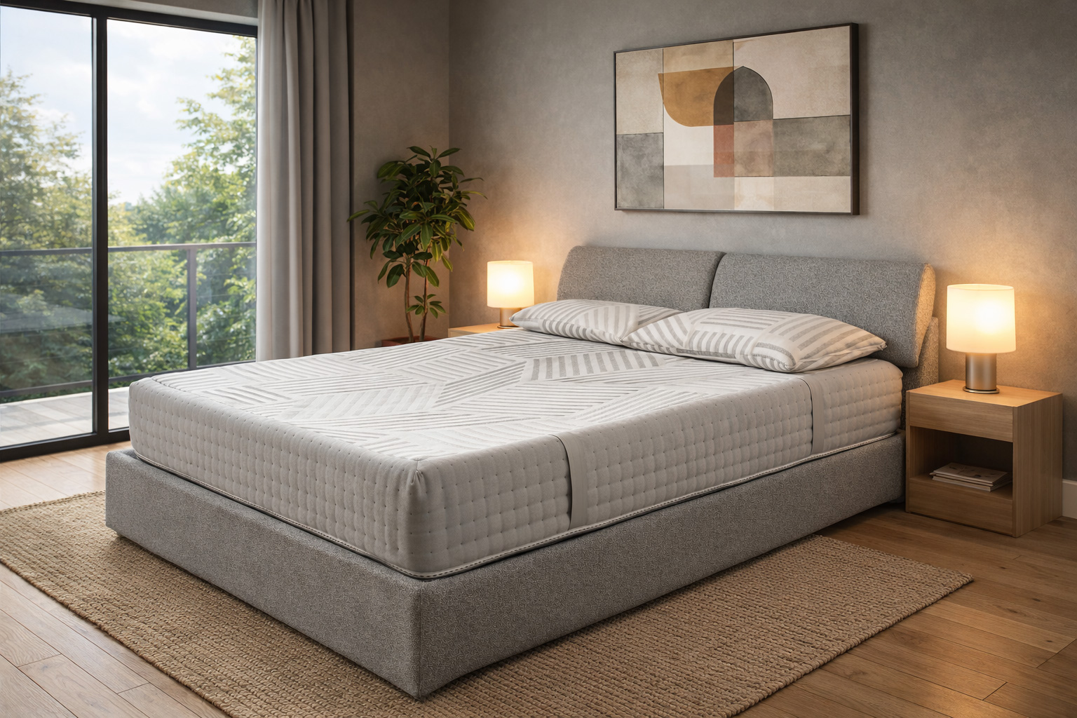 Materasso premium esposto nello showroom Arte Notte Torino